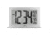 Marathon Atomic Digital Wall Clock, White, 9.5in x 1in x 6in, CL030068-WH-SS-NA