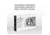 Marathon Atomic Digital Wall Clock, White, 9.5in x 1in x 6in, CL030068-WH-SS-NA