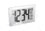 Marathon Atomic Digital Wall Clock, White, 9.5in x 1in x 6in, CL030068-WH-SS-NA