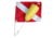 Marine Sports Torpedo Float &amp; Flag - Deluxe Float W/14in X 18in; Nylon Dive Flag Stiffened, 4645
