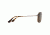 Maui Jim Breezeway Polarized Aviator  Sunglasses,Gold,HCL Bronze Lens HS773-16