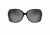 Maui Jim Melika Fashion  Sunglasses,Gloss Black with Silver Temples,Neutral Grey Lens GS760-02