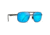 Maui Jim Waihee Ridge Sunglasses,Brushed Dark Gunmetal,Blue Hawaii Lens, B777-02C