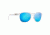 Maui Jim Wakea Polarized Classic  Sunglasses,Frosted Crystal,Blue Hawaii Lens B745-05CM