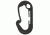 Maxpedition JUHL Large J Utility Hook, Black, JUHLBLK