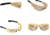 Mechanix Wear Vision Type-N Safety Glasses, Amber/Black, One Size, VNS-30AC-BU
