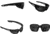 Mechanix Wear Vision Type-X Safety Glasses, Black Frame with Smoke Lens, One Size, VXF-20AF-BU