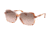 Michael Kors ISLE OF PALMS MK2098U Prescription Sunglasses, 56mm, Milky Coral Tortoise, MK2098U-379111-56-SV