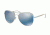Michael Kors VIVIANNA I MK1012 Single Vision Prescription Sunglasses MK1012-110922-58 - Lens Diameter 58 mm, Frame Color Silver/periwinkle