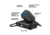 Midland Mirco Mobile 2 - Way Radio, Controll Mic, 15 Watt, 142 Priv Codes, 8 GMRS Repeater CH, Weath Alert, Mag Mount Antenna, MXT275