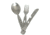 MIL-TEC 3-Piece Stainless Steel Camping Eating Utensil