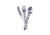 MIL-TEC 3-Piece Stainless Steel Light Weight Eating Utensil