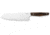 MKM Santoku Kitchen Knife, 17.48in X50CrMoV15 Stainless Blade, Ziricote Wood Handle, MK PRSA-Z