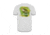 Mojo Sportswear Company Gulp, Slurp, Swallow Bass Scene Short Sleeve Pocket T - Shirt - Mens, White Caps, 2XL, WHTCP - 2XL - MSGSSBST