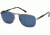 Mont Blanc MB655S Sunglasses - Shiny Dark Ruthenium Frame Color, Blue Lens Color