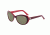 Morgan Prescription Sunglasses 207176 Bifocal Red Frame Brown Lens