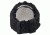 MOS Mens Berlin Strap Watch w/Day and Date Black Bezel, Black/Tonneau-shaped Case, White/analog Dial, Red Hands MOSBN101