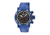 MOS MB102 Melbourne Mens Watch, 48mm, Blue Strap, Black Dial MOSMB102
