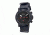 SP102 Sao Paulo Mens Watch, black Band, Black Bezel, Black Markers, Black Face