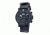 SP105 Sao Paulo Mens Watch, black Band, Black Bezel, Blue Markers, Black Face