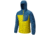 Mountain Hardwear Dynotherm Hooded Down Jacket - Mens-Electron Yellow/Phoenix Blue-Large