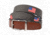 Nexbelt Embroidered USA Belt, Grey, Up to 50 Waist, CEP2289