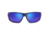 NFL Catch Los Angeles Chargers Single Vision Prescription Sunglasses, Matte Dark Navy Frame, 622586T26SV