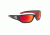 NFL Zone Kansas City Chiefs Single Vision Prescription Sunglasses, Matte Black Frame, 655975T16SV