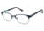 Nicole Miller Callie Eyeglass Frames - Frame MATTE NAVY, Size 49/15mm NMCALLIE02