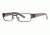 Nicole Miller Chrystie Eyeglass Frames - Frame Matte Black/Brown Snake, Size 52/16mm NMCHRYSTIE01