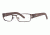 Nicole Miller Chrystie Eyeglass Frames - Frame Matte Brown/Brown, Size 52/16mm NMCHRYSTIE02