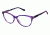 Nicole Miller Elizabeth Eyeglass Frames - Frame Eggplant Horn, Size 55/14mm NMELIZABETH02