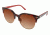 Nicole Miller Sylvan Single Vision Prescription Sunglasses NMSYLVAN02 - Frame Color Red Tortoise