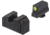 Night Fision Optic Plate + Tritium Ylw Front Sight Combo EPS Carry to Glock 43x MOS, Black, GLK-OPBS-EPSC-43X-YGZX