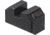 Night Fision Optic Plate + Tritium Ylw Front Sight Combo EPS Carry to Glock 43x MOS, Black, GLK-OPBS-EPSC-43X-YGZX