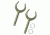 NRS Mini Aluminum Oarlocks, Pair 84023.01.100