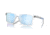 Oakley Exchange Sun Sunglasses, Polished Clear, PRIZM Sapphire Polarized, PRIZM Sapphire Polarized, OO9483-0356