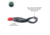 Overland Vehicle Systems Soft Shackle, 7/16in, 41000 lbs, w/ Loop &amp; Abrassive Sleeve, White/Red, 23 in, 19129903