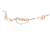 Panther Martin Lil Curly WeedRunners, White Flo Red, Size 6WR, 5/16 oz., 2/O Hook, PMLC-6WRWFR
