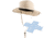 Panther Vision Store POWERCAP ICE Cooling Sun Hat - Instant Cooling Relief with Reusable Ice Packs, UPF 50 UV Sun Protection, Lightweight &amp; Breathable for Hot Weather, PCIC-1439