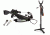 Parker Blackhawk Crossbow Pkg., 3X Multi Reticle Scope, X226-MR W/ Vanguard Veo Shooting Stick
