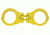 Peerless Handcuff 850 - Hinged Cuff - Yellow 4703Y