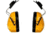 PELTOR Optime 98 Cap-Mount Earmuff, Each, Yellow, H9P3E