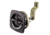 Perko Flush Latch - Non-Locking - 2.5" x 2.5" w/Offset Cam Bar &amp; Flexible Polymer Strike 73291
