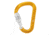 Petzl Attache Locking Pear-Shaped Carabiner With Round Stock Basket, Yellow, M038AA00