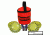 Powerflare 4-Pack PowerFlare Soft Pack, Magnetic, Red/Blue LEDs, Yellow Shell SP4M-RB-Y