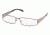 Prada PR 64LV Eyeglasses Styles - Bronze Frame w/Non-Rx 52 mm Diameter Lenses, 1BI1O1-5216