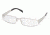 Prada PR 64LV Eyeglasses Styles - Silver Frame w/Non-Rx 50 mm Diameter Lenses, 1BC1O1-5016