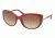 Prada PR07OS Single Vision Prescription Sunglasses PR07OS-IAE1Z1-5917 - Lens Diameter 59 mm, Frame Color Ruby Transparent Gradient