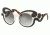 Prada PR23NSF Single Vision Prescription Sunglasses PR23NSF-VAJ0A7-52 - Lens Diameter 52 mm, Frame Color Black Ivory